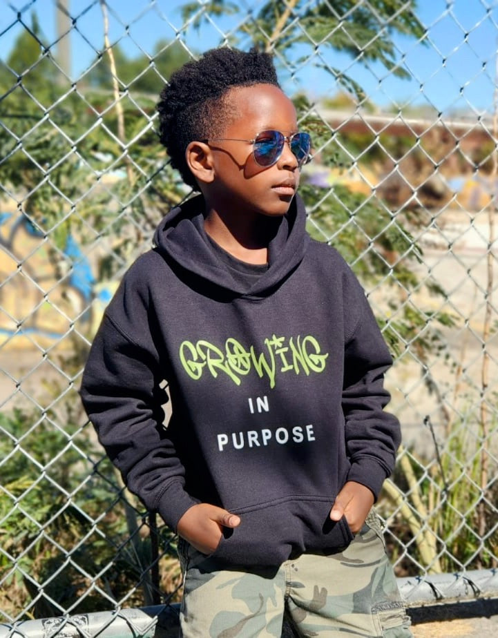 Growing in Purpose Green Hoodie (Pre-Order)