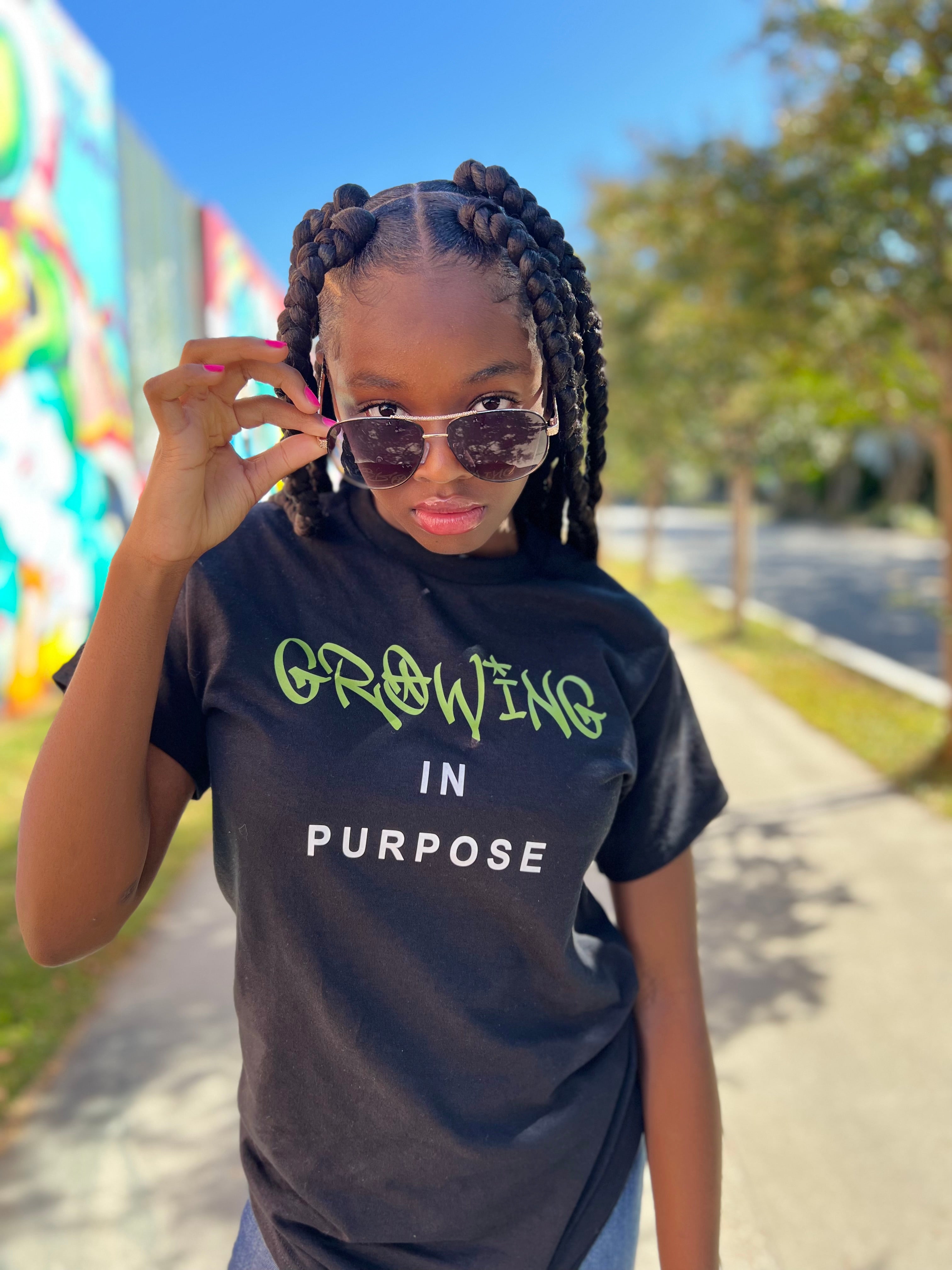 Growing in Purpose Green Shirt (Pre-Order)