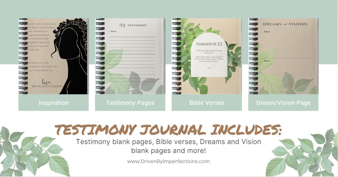 Driven by MY Testimony Journal